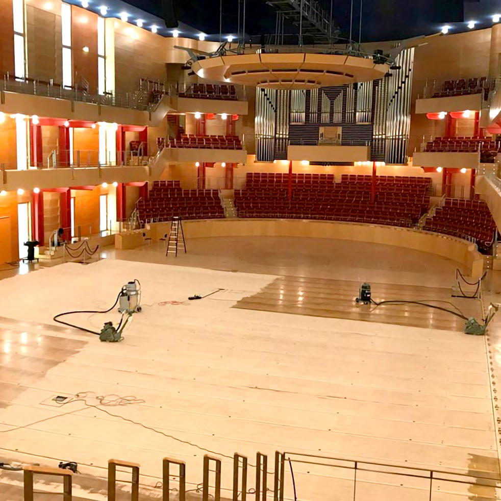 Philharmonie Essen Bodensanierung