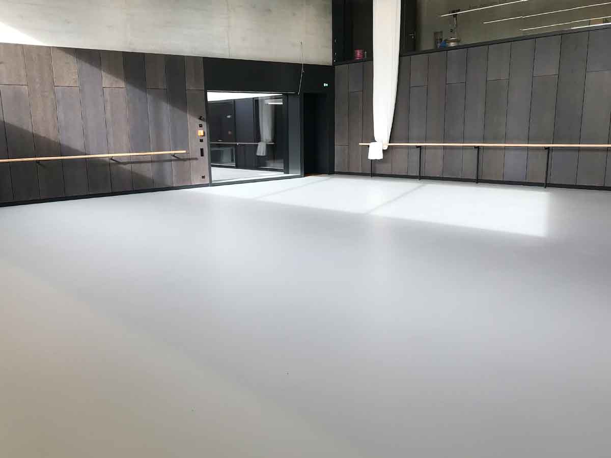 Sanierung, Reinigung und Pflege von Tanzteppichen für die darstellende Kunst und Tanz.